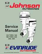 1993 250HP E250CZAT Evinrude outboard motor Service Manual
