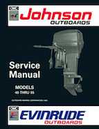 1992 55HP 55RSYA Johnson/Evinrude outboard motor Service Manual