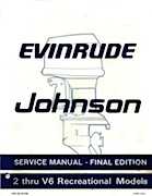 1985 75HP J75ECO Johnson outboard motor Service Manual