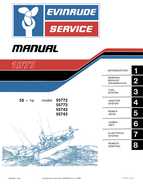 55HP 1977 55742 Evinrude outboard motor Service Manual