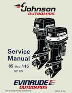 115HP 1995 J115JLEO Johnson outboard motor Service Manual