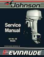 10HP 1988 10RSLU Johnson/Evinrude outboard motor Service Manual