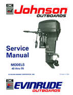 1991 Johnson/Evinrude Models "EI" 40 thru 55 Service Manual