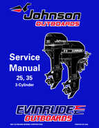 1998 Johnson Evinrude "EC" 25, 35 HP 3-Cylinder Outboards Service Manual