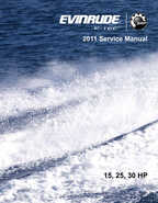 2011 Evinrude E-TEC 15, 25, 30 HP Service Manual P/N 5008326